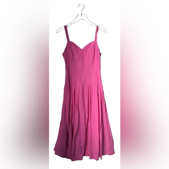 Moon River Corset Bodice Drop Waist Dress In Pink B2356 - Picture 2 of 7